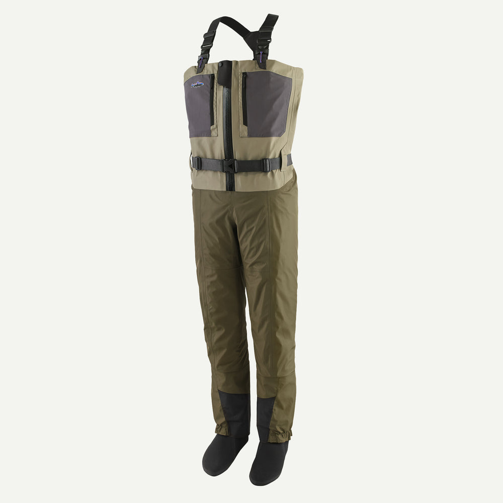 Patagonia Swiftcurrent Traverse Zip - Front Waders - River Rock Green - Waders - Fly Fish Food