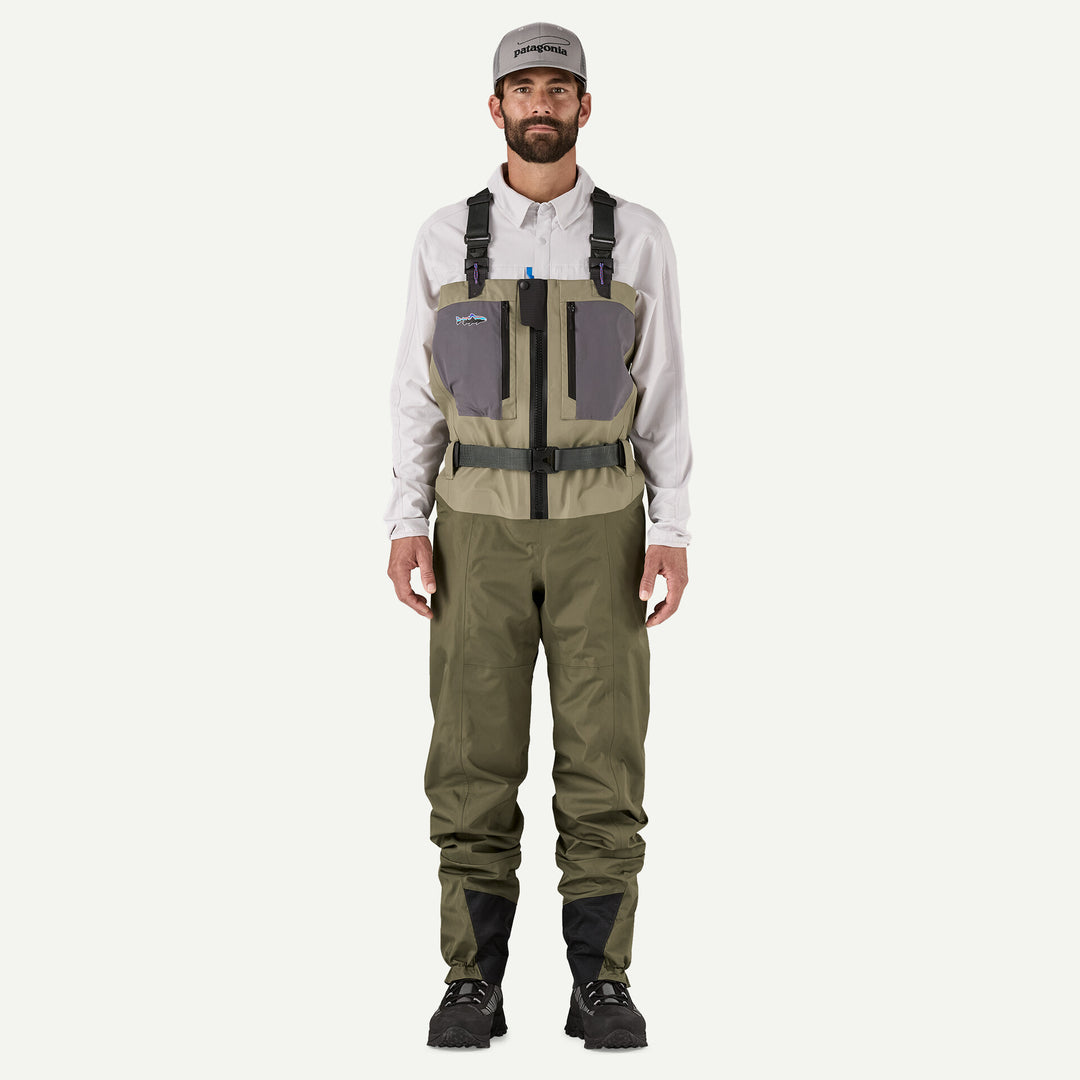 Patagonia Swiftcurrent Traverse Zip - Front Waders - River Rock Green - Waders - Fly Fish Food