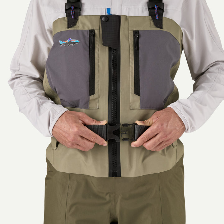 Patagonia Swiftcurrent Traverse Zip - Front Waders - River Rock Green - Waders - Fly Fish Food