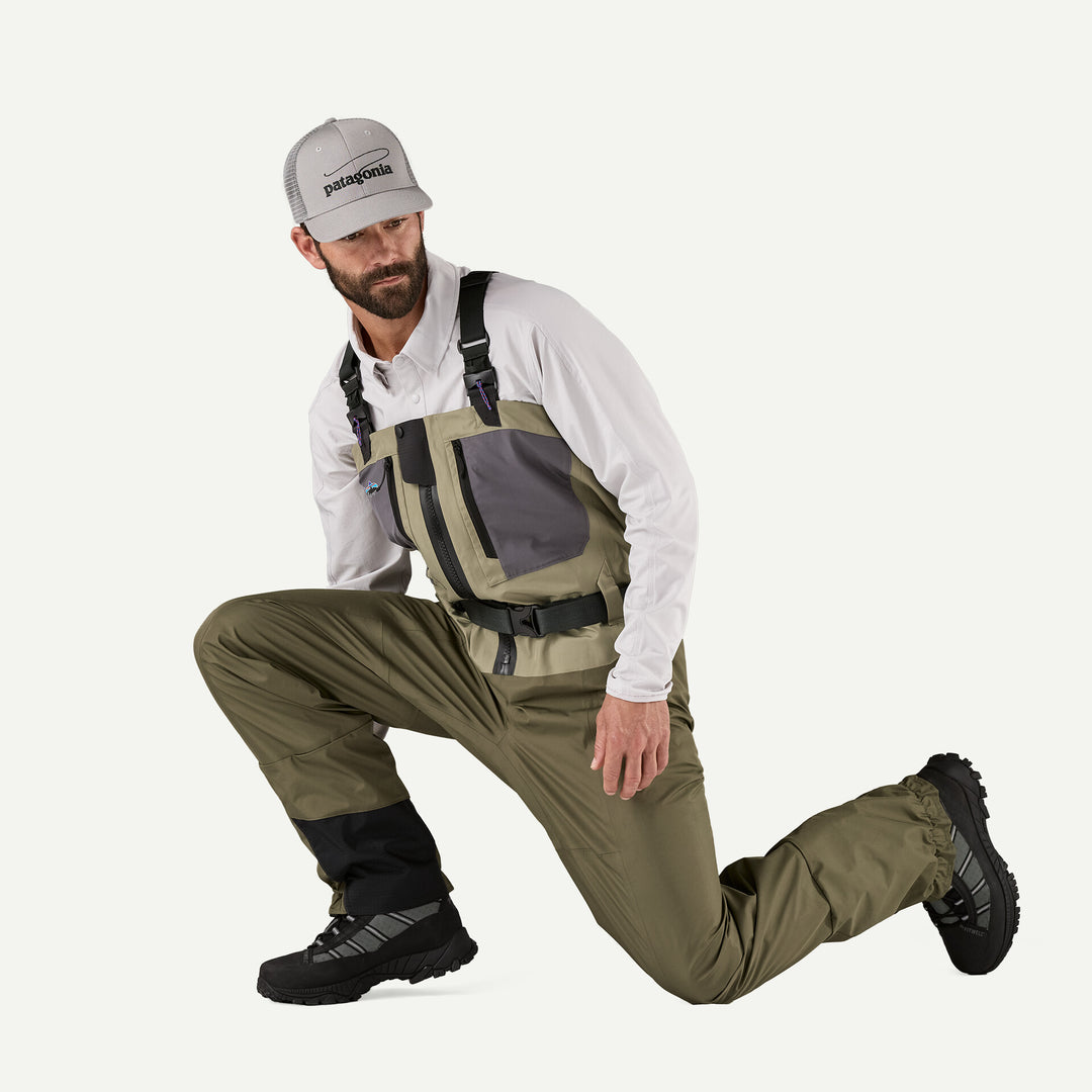 Patagonia Swiftcurrent Traverse Zip - Front Waders - River Rock Green - Waders - Fly Fish Food