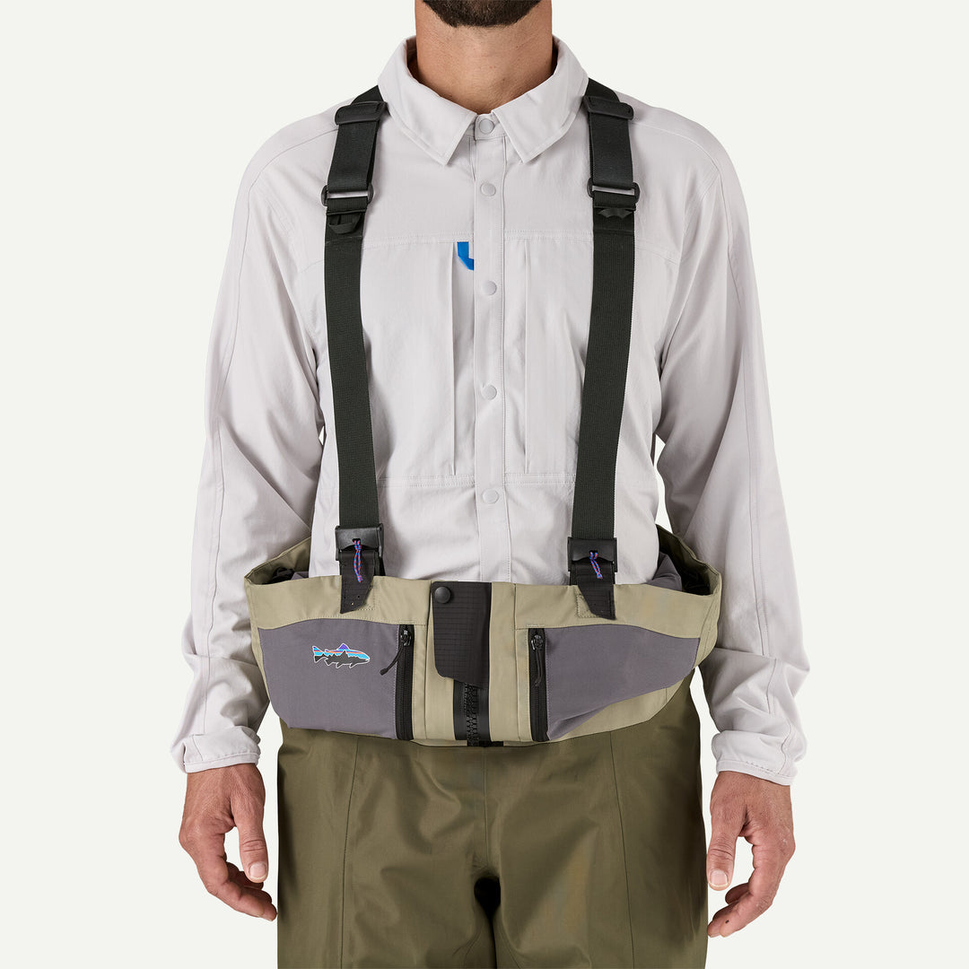 Patagonia Swiftcurrent Traverse Zip - Front Waders - River Rock Green - Waders - Fly Fish Food