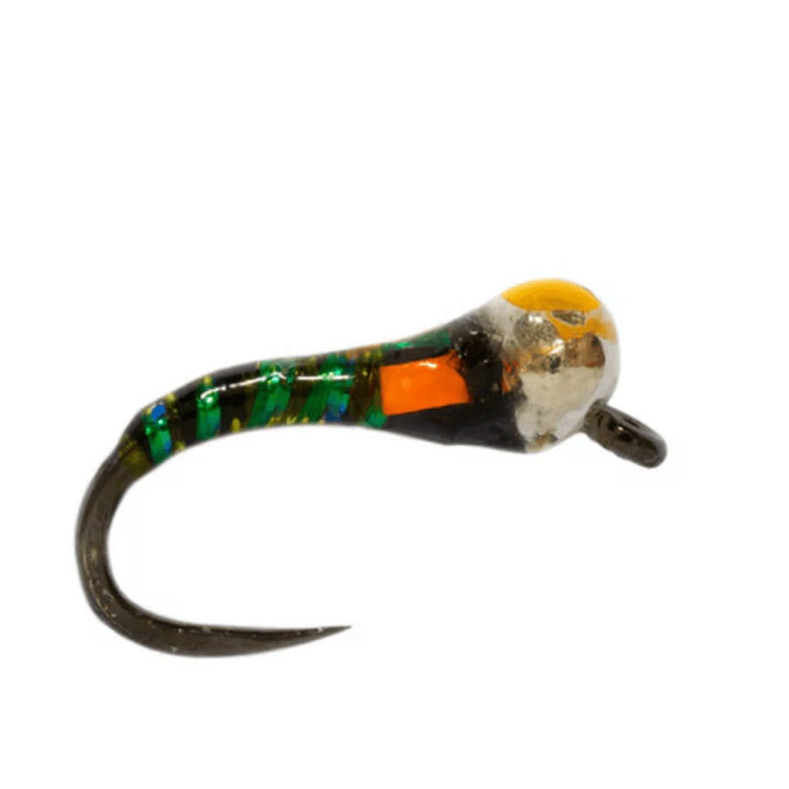 Crostons Bung Buzzer - Olive - (Yellow) Barbless - Flies - Fly Fish Food