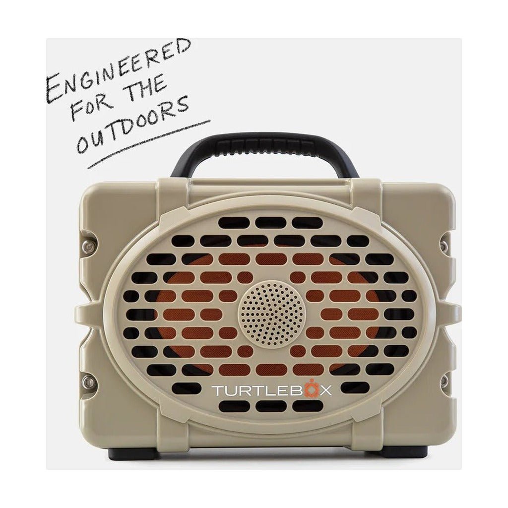 Turtlebox Audio Original Gen 3 Speaker - Tan - On Water Accessories - Fly Fish Food
