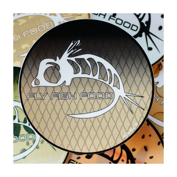Fly Fish Food Sticker - White Fish (4") - Stickers - Fly Fish Food