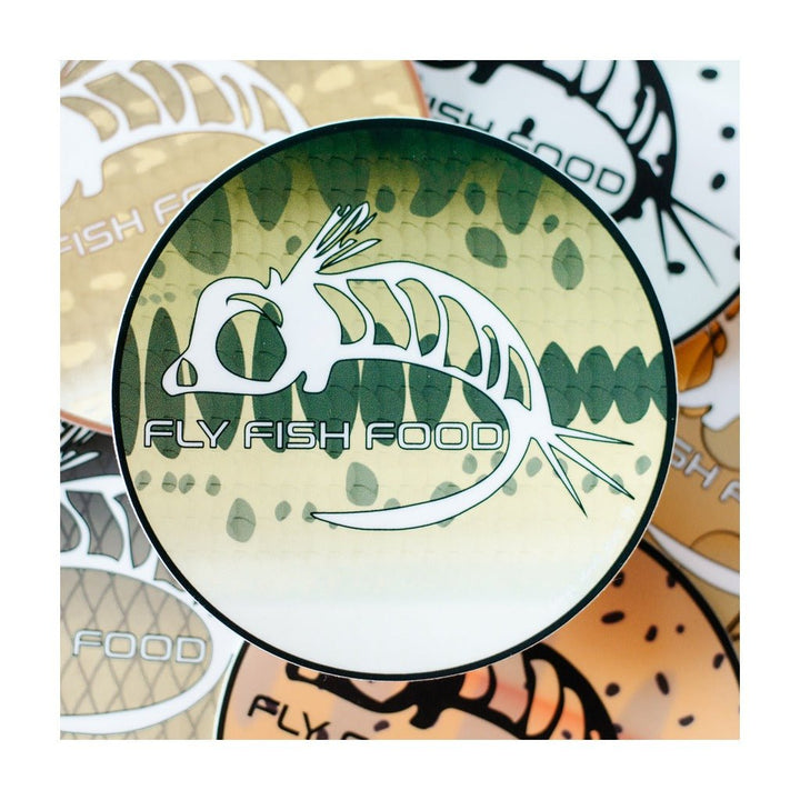 Fly Fish Food Sticker - Large Mouth Bass (4") - Stickers - Fly Fish Food