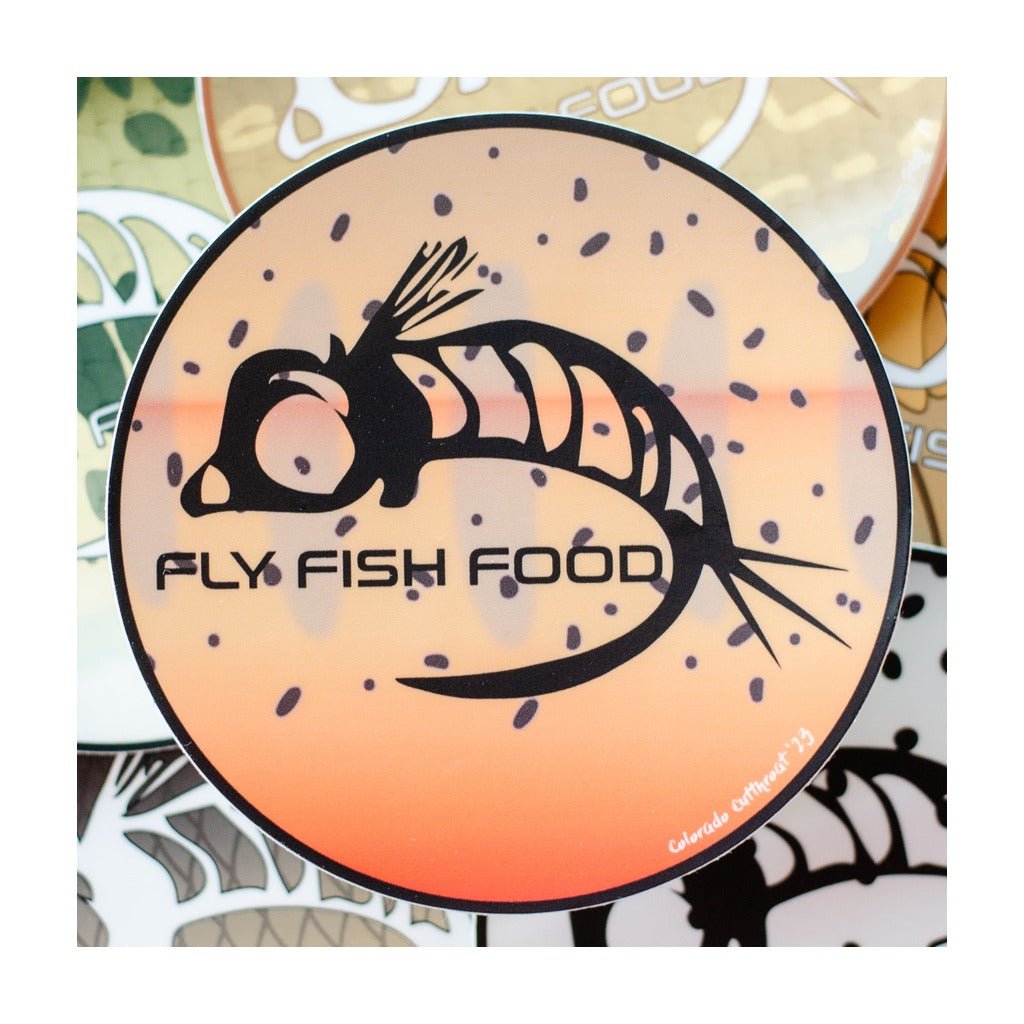 Fly Fish Food Sticker - Colorado Cutthroat Trout (4") - Stickers - Fly Fish Food