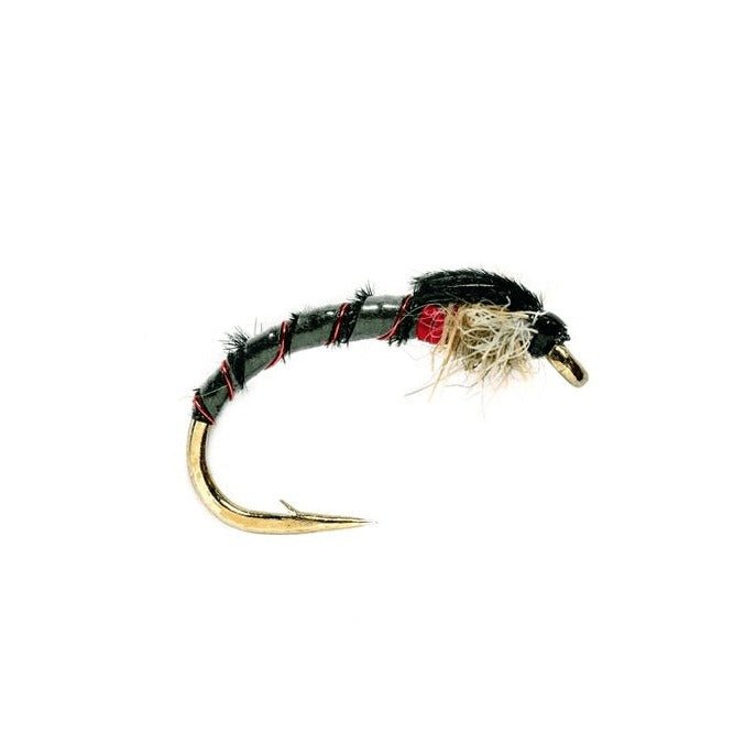 Slow Sink Black &amp; Red Buzzer - Flies - Fly Fish Food