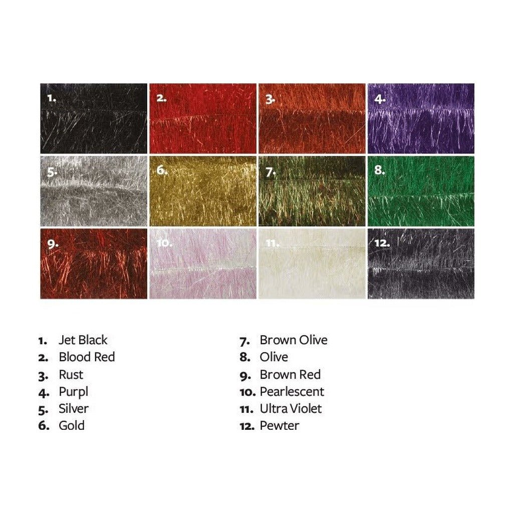 Fulling Mill Flash Brush Short - Synthetic Fibers &amp; Flash - Fly Fish Food