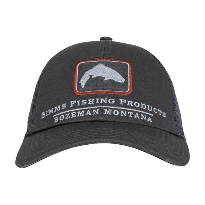 Simms Trout Icon Trucker Hat - Carbon - Hats - Fly Fish Food