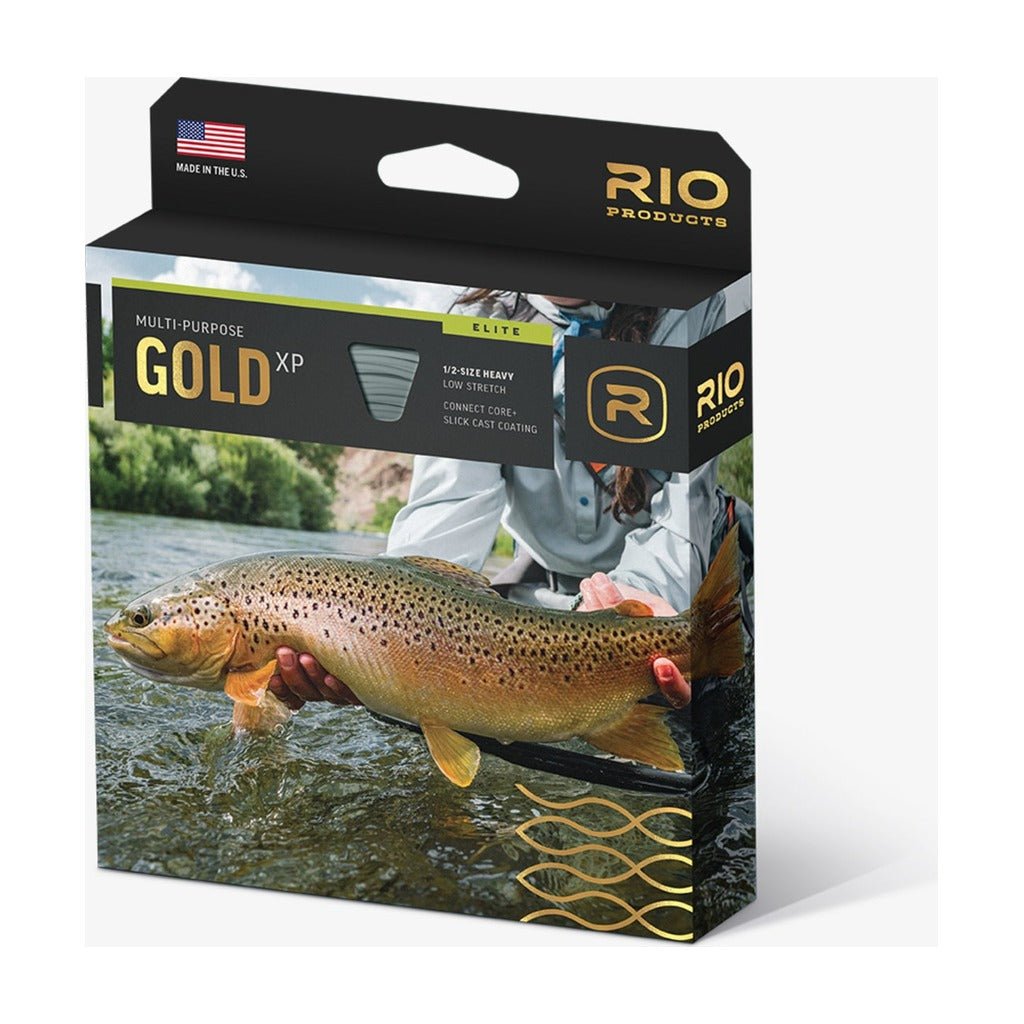 Rio Elite Gold XP - Moss/Electric Green/Gray - Fly Lines - Fly Fish Food