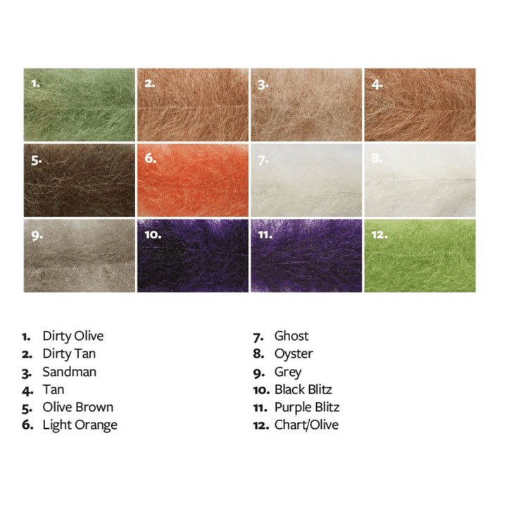 Salty Brush Short - Synthetic Fibers &amp; Flash - Fly Fish Food