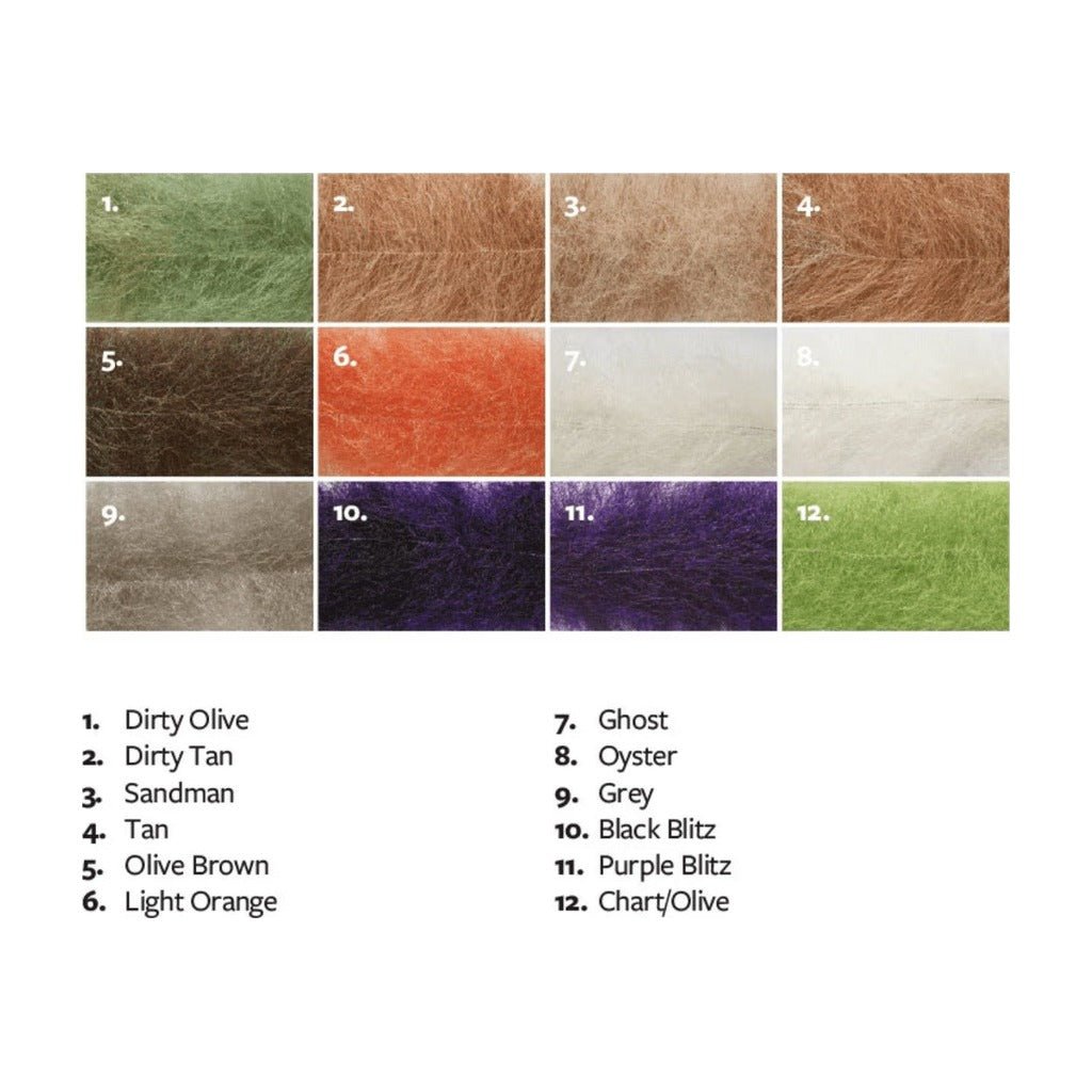 Salty Brush Short - Synthetic Fibers &amp; Flash - Fly Fish Food