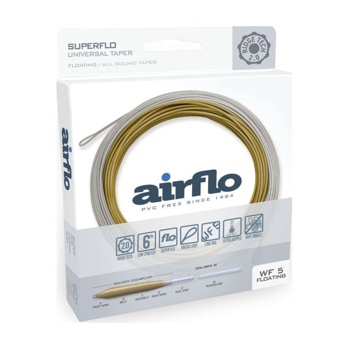 Airflo Superflo Ridge 2.0 Universal Taper - Lichen/Driftwood - Fly Lines - Fly Fish Food