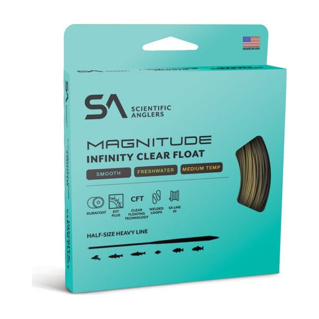 Scientific Anglers - Magnitude Infinity Clear Head Float - Smooth - Fly Lines - Fly Fish Food