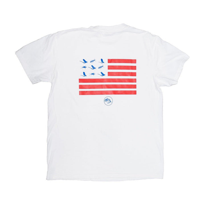 FFF Patriotic Fly Flag T-Shirt - Apparel - Fly Fish Food