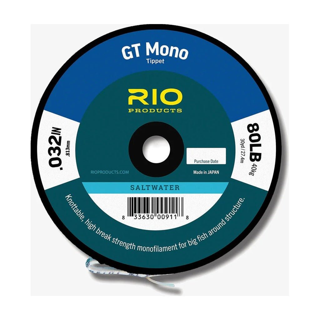 RIO GT Mono Tippet - Tippet, Leader &amp; Accessories - Fly Fish Food
