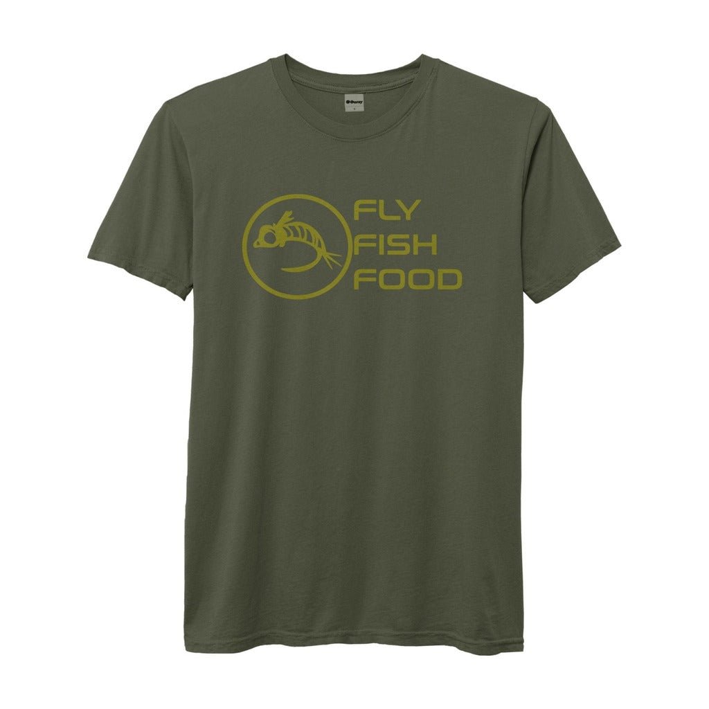 Fly Fish Food Logo Tee - Deep Olive - Hats - Fly Fish Food