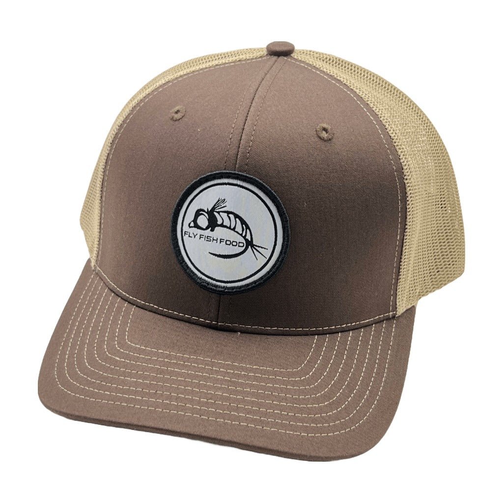 Fly Fish Food Logo Hat - Brown Khaki - Hats - Fly Fish Food