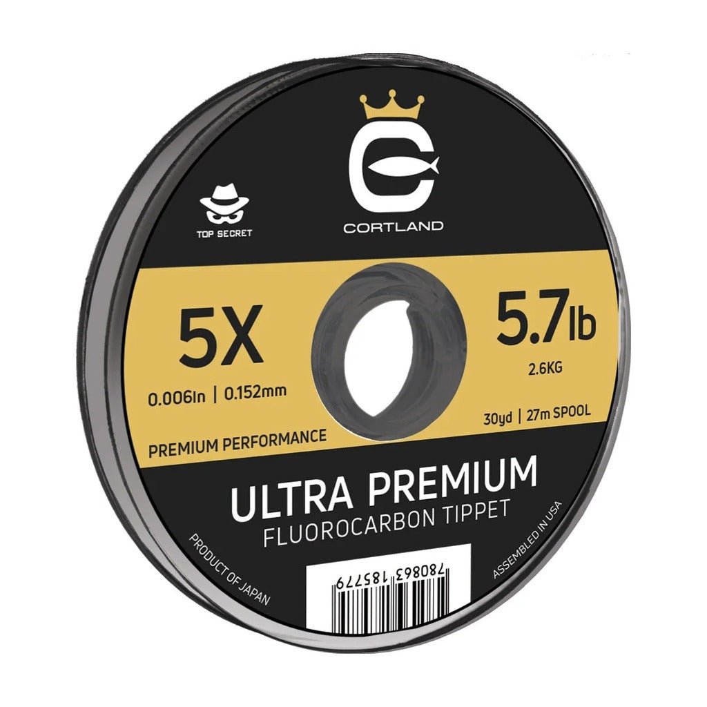 Cortland Ultra Premium Fluorocarbon Tippet - 100 yd - Tippet, Leader &amp; Accessories - Fly Fish Food