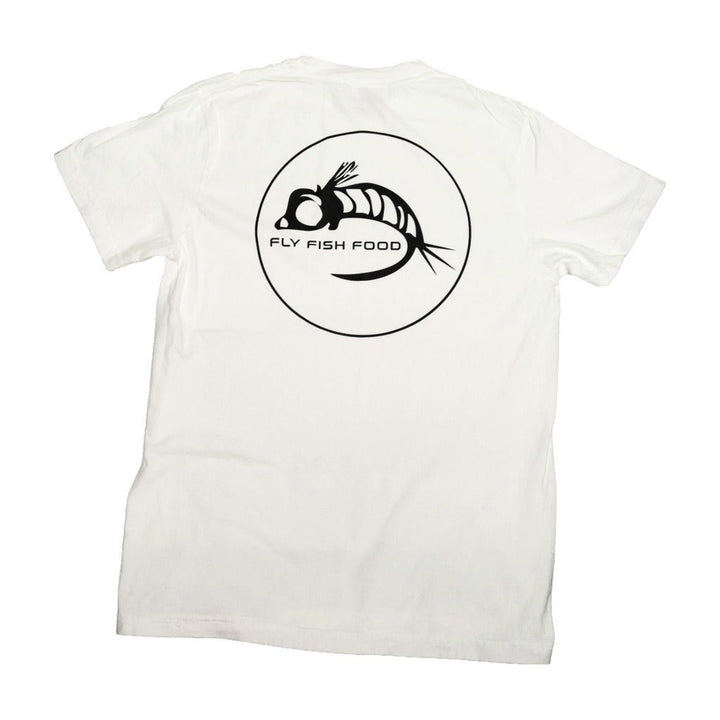 Fly Fish Food Black Tee - White - Apparel - Fly Fish Food