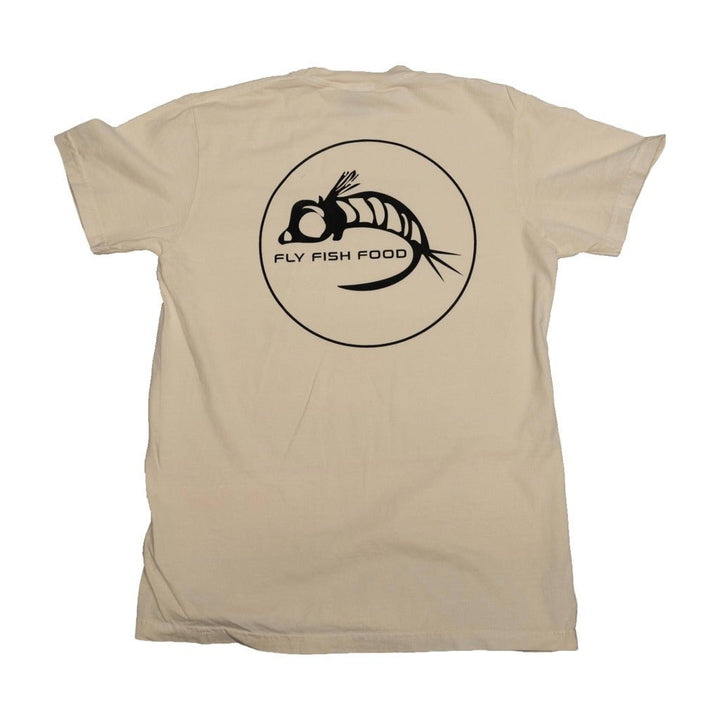 Fly Fish Food Logo Tee - Cream - Apparel - Fly Fish Food