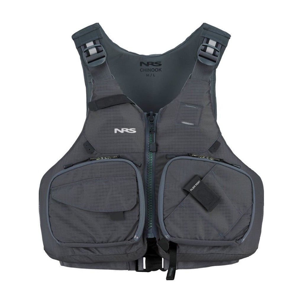 NRS - Chinook Fishing PFD - Charcoal - Float Tubes &amp; Accessories - Fly Fish Food
