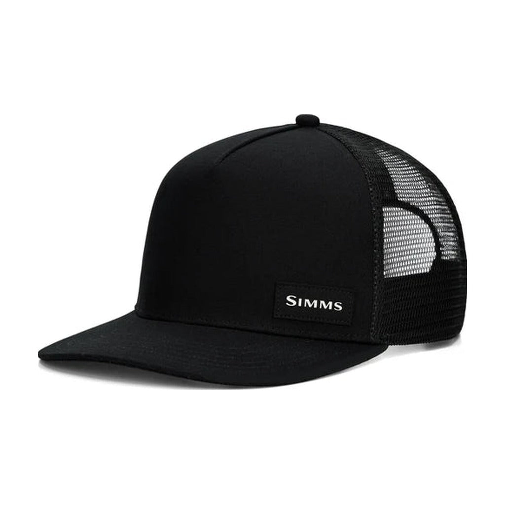 Simms High Crown Flatbill - Black - Hats - Fly Fish Food