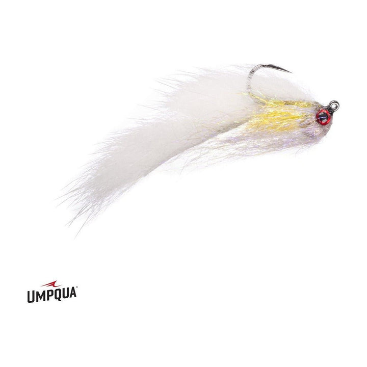 Jigged Micro Meat - White - Flies - Fly Fish Food