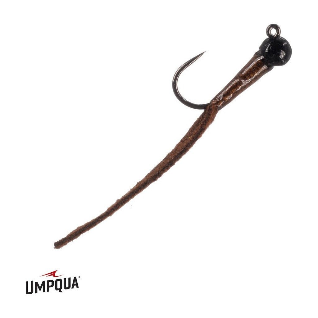 Jigged Leather Leech - Brown - Flies - Fly Fish Food