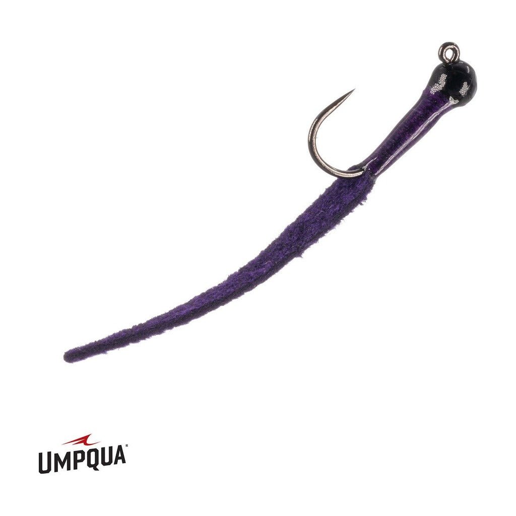 Jigged Leather Leech - Purple - Flies - Fly Fish Food