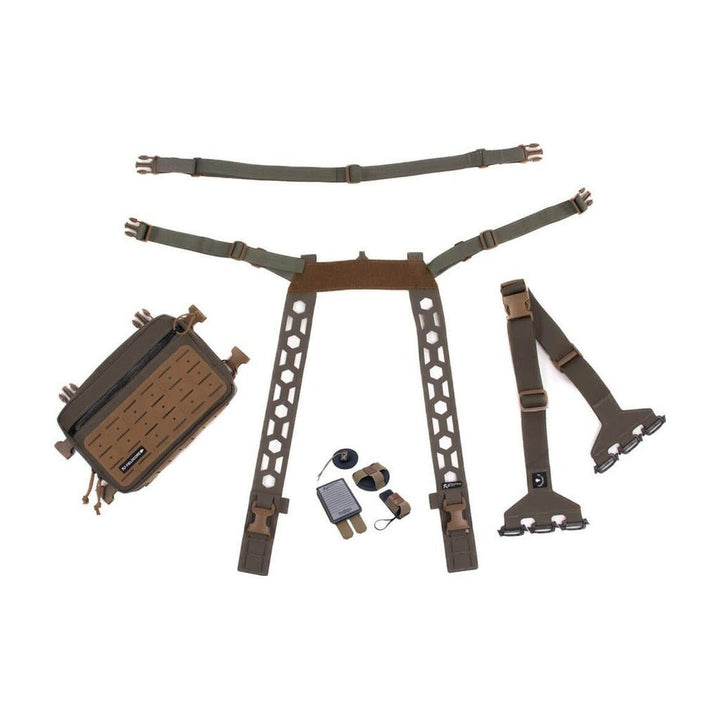 Scout Chest Rig Angler Essentials System - Ranger Green - Packs &amp; Bags - Fly Fish Food