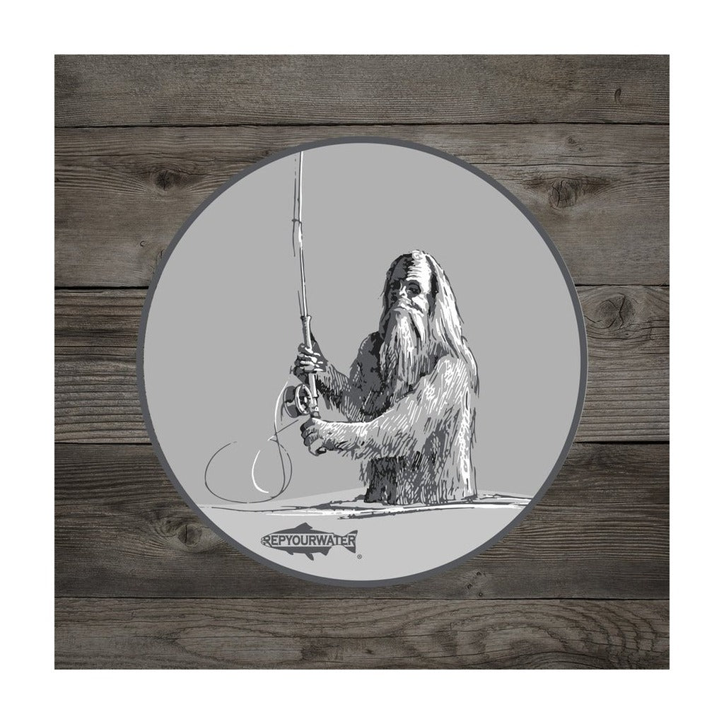 Rep Your Water - Swing. Squatch. Repeat. Sticker - Stickers - Fly Fish Food