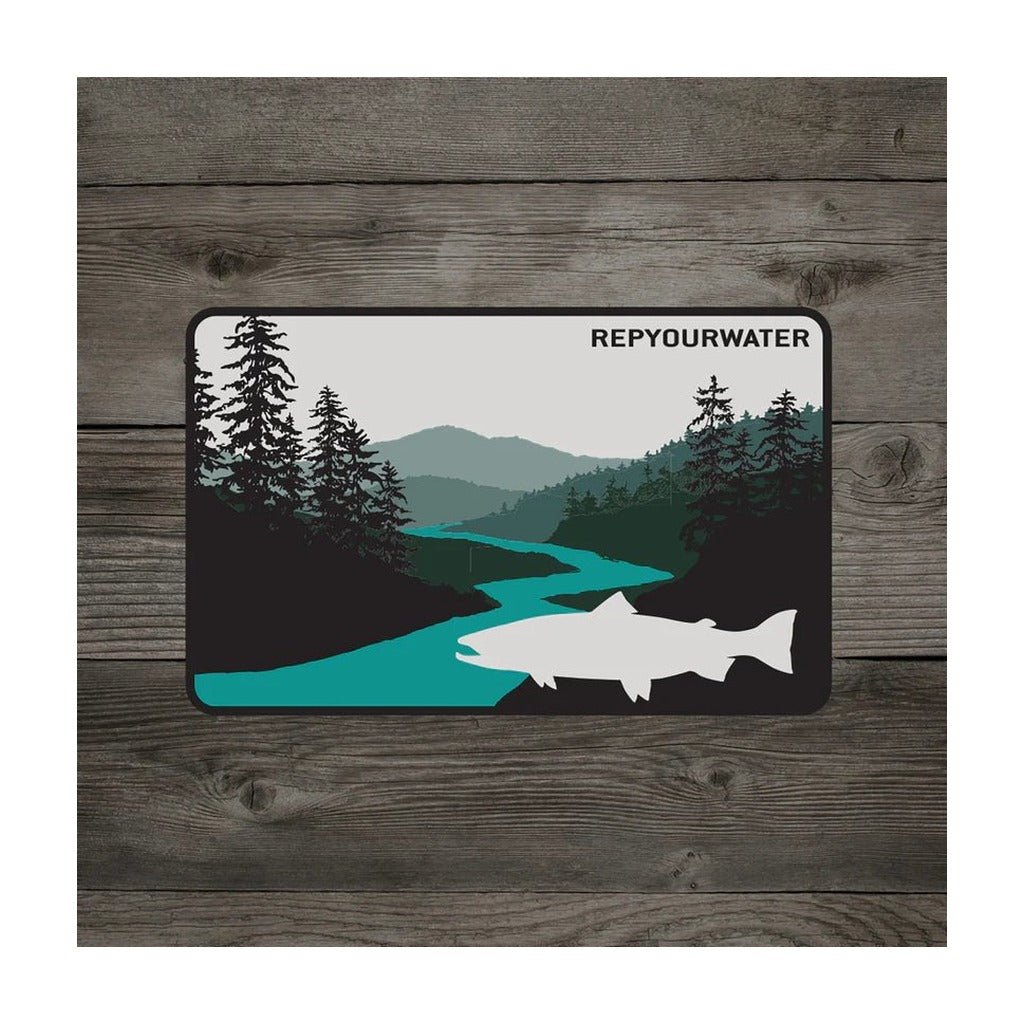 Rep Your Water - Steelhead Country Sticker - Stickers - Fly Fish Food