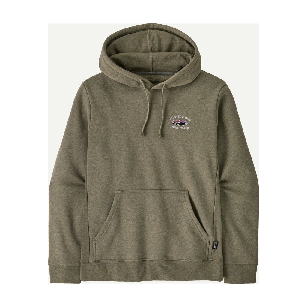 Fly Fish Food Logo - Patagonia - Home Water Trout Uprisal Hoody - River Rock Green - Apparel - Fly Fish Food