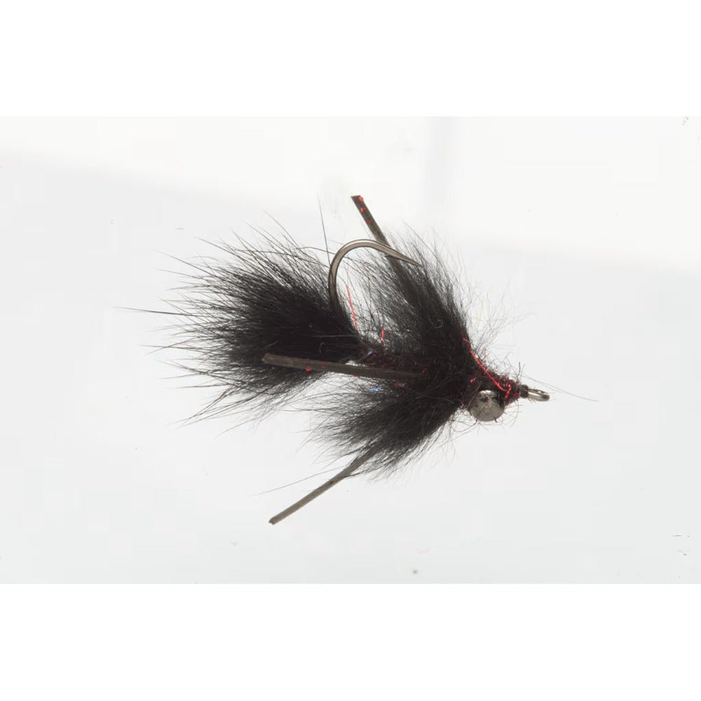 Moore's Mudskipper Weighted Black - Flies - Fly Fish Food