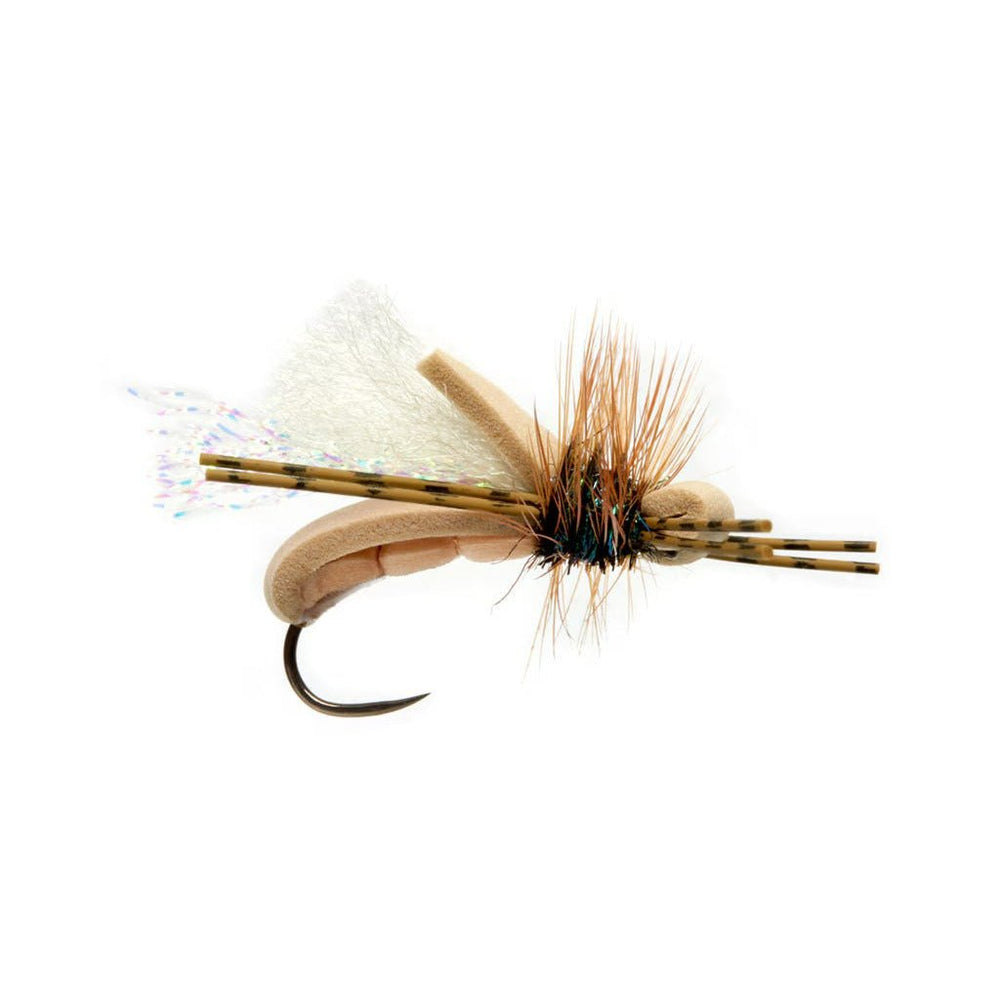 Bubba's Foam Assassin Tan & Apricot Barbless - Flies - Fly Fish Food