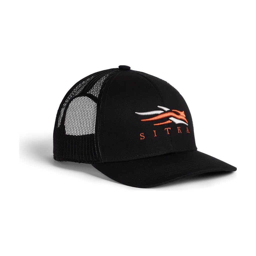 Sitka - Icon Mid Pro Trucker Hat - Sitka Black - Hats - Fly Fish Food