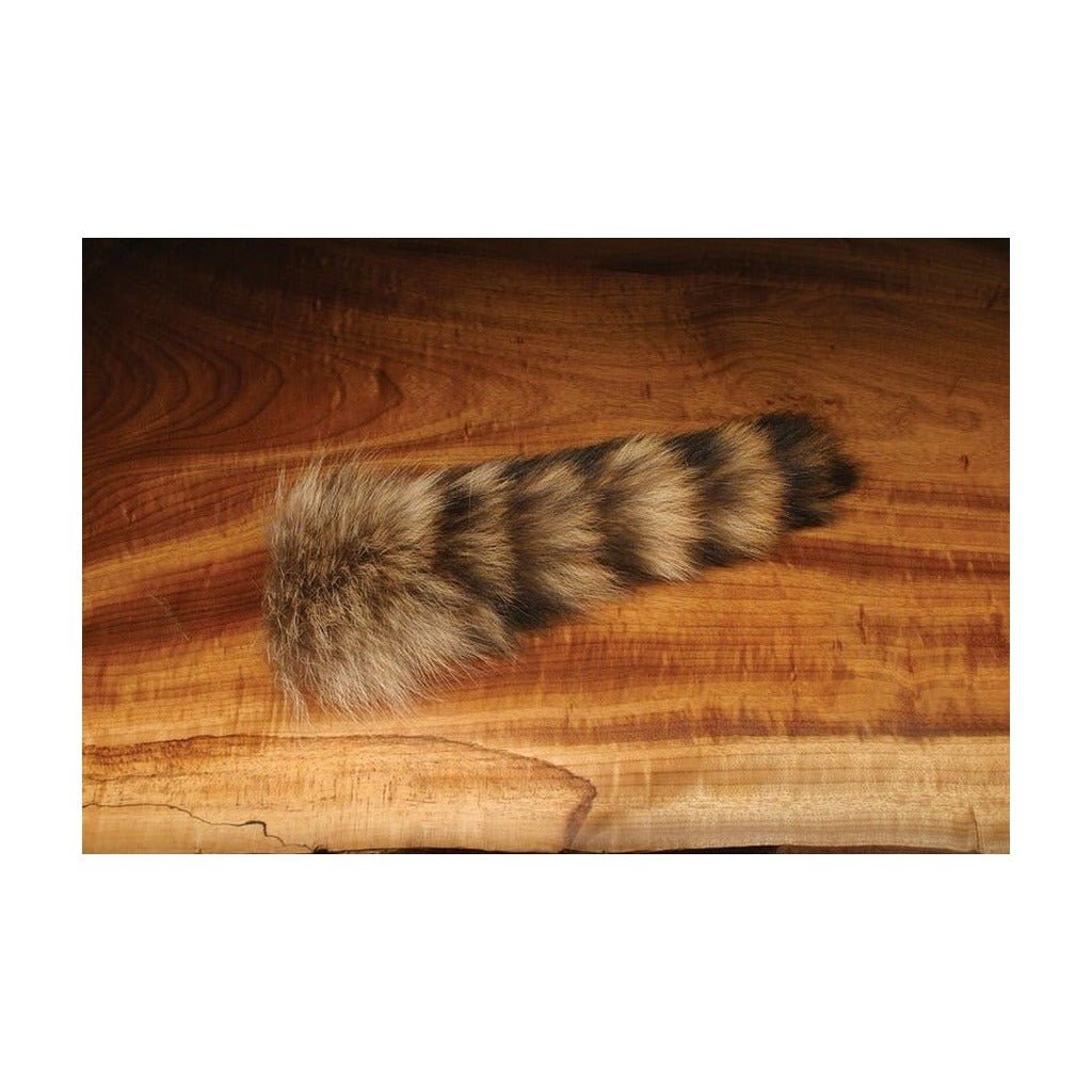 Complete Raccoon Tail - Hair &amp; Fur - Fly Fish Food
