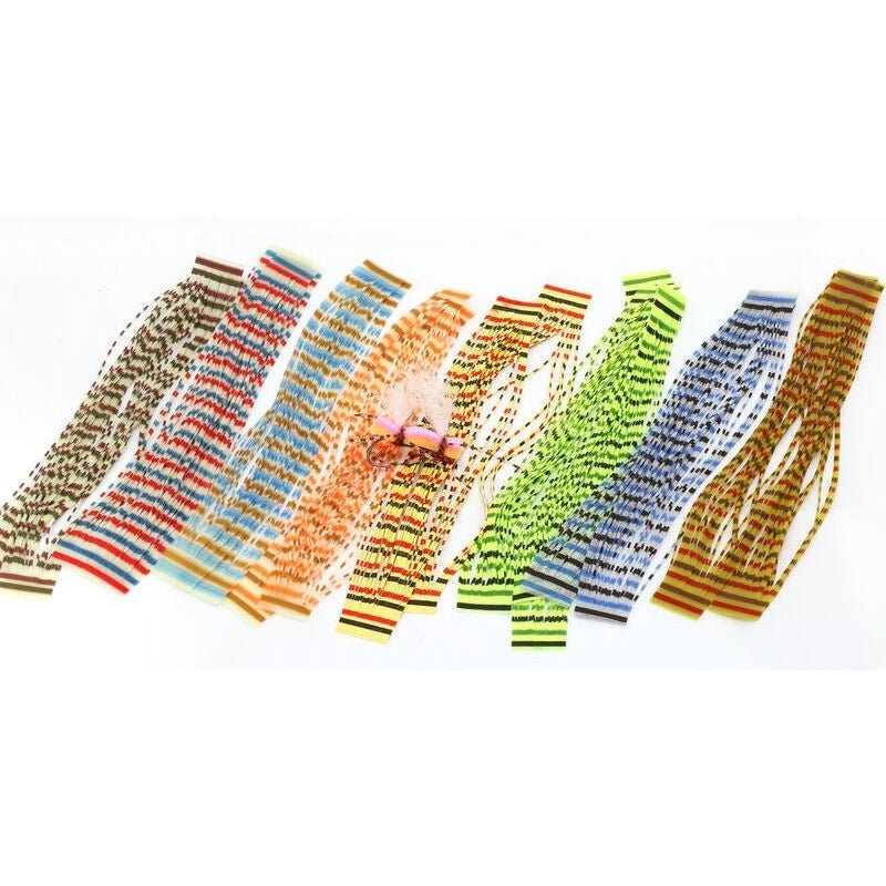 Triple Barred Heavy Duty Silicone Legs - Synthetic Fibers &amp; Flash - Fly Fish Food