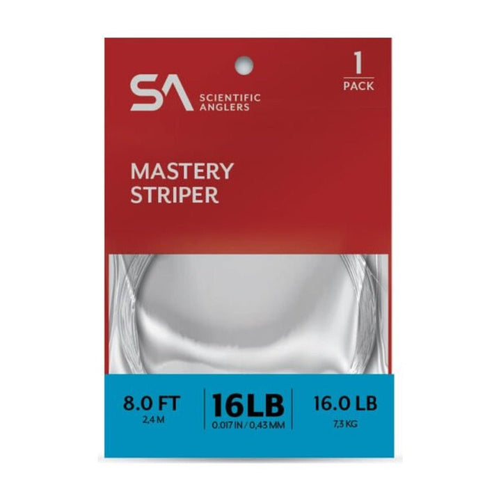 Scientific Anglers Mastery Striper Leader - 1 Pack - Tippet, Leader &amp; Accessories - Fly Fish Food