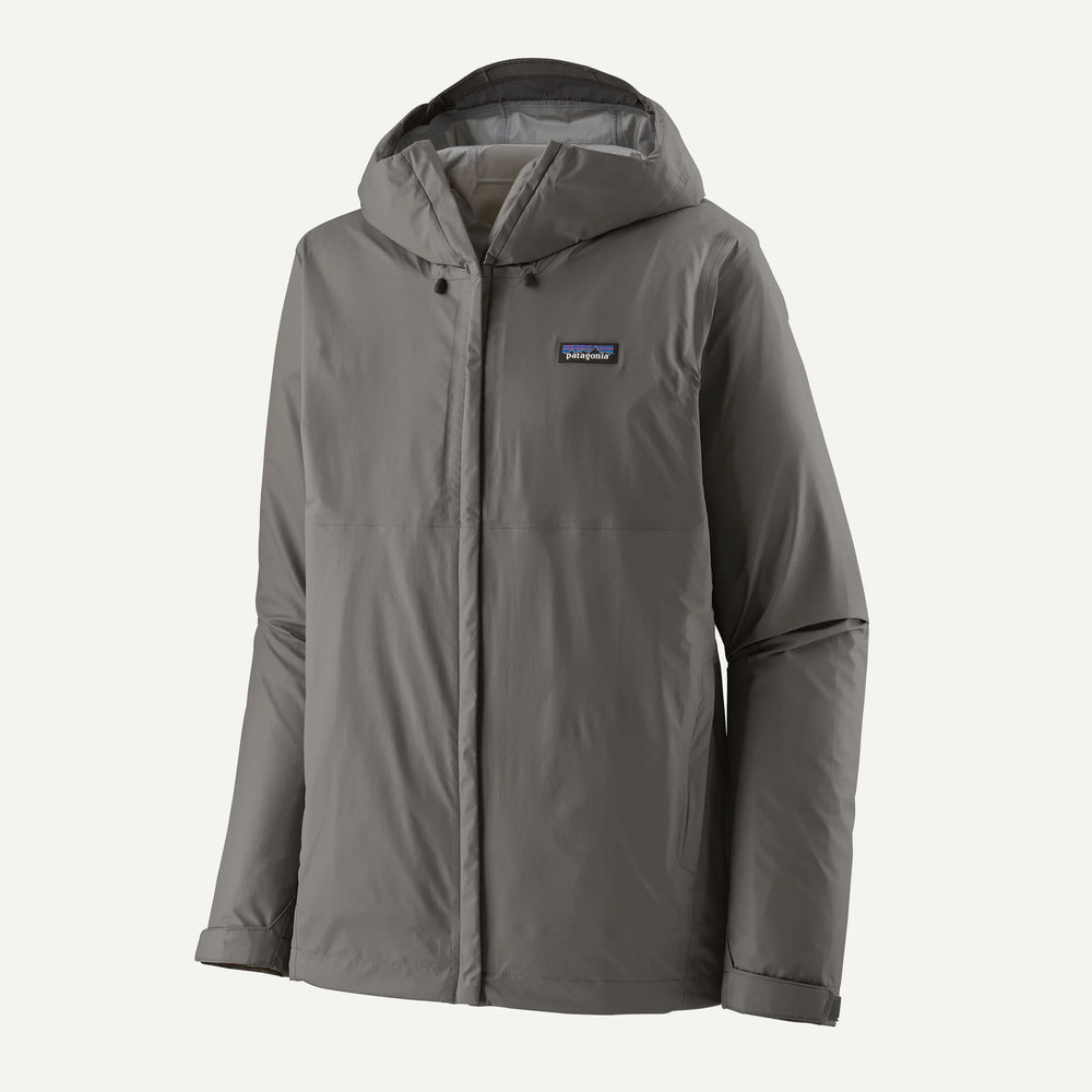 Patagonia - Men's Torrentshell 3L Rain Jacket - Noble Grey - Apparel - Fly Fish Food