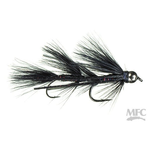 Galloup's Micro Peanut Envy - Black - Flies - Fly Fish Food