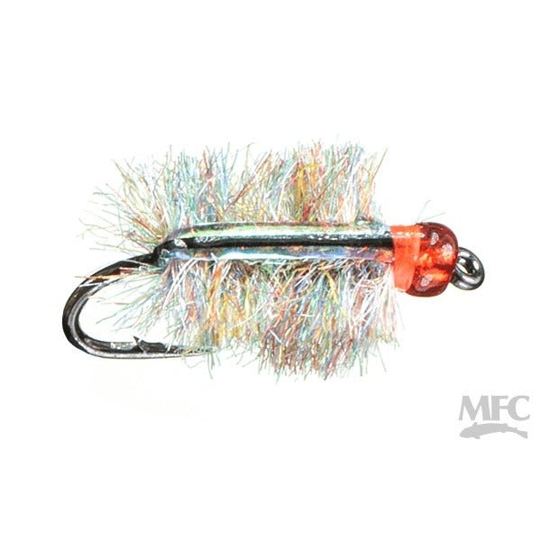 Glass Epoxy Back Sow - Rainbow/Red - Flies - Fly Fish Food