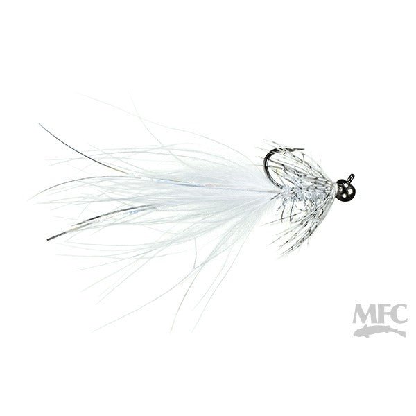 Rowley's Pitching Leech - White/Silver Bead - Flies - Fly Fish Food