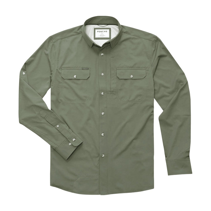 Poncho - The Gunnison - Moss Green - Apparel - Fly Fish Food