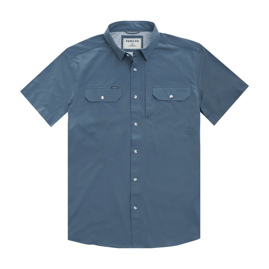 Poncho - The Ahi - Slate Blue - Apparel - Fly Fish Food