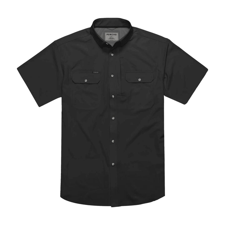 Poncho - The Burnt End - Black - Apparel - Fly Fish Food
