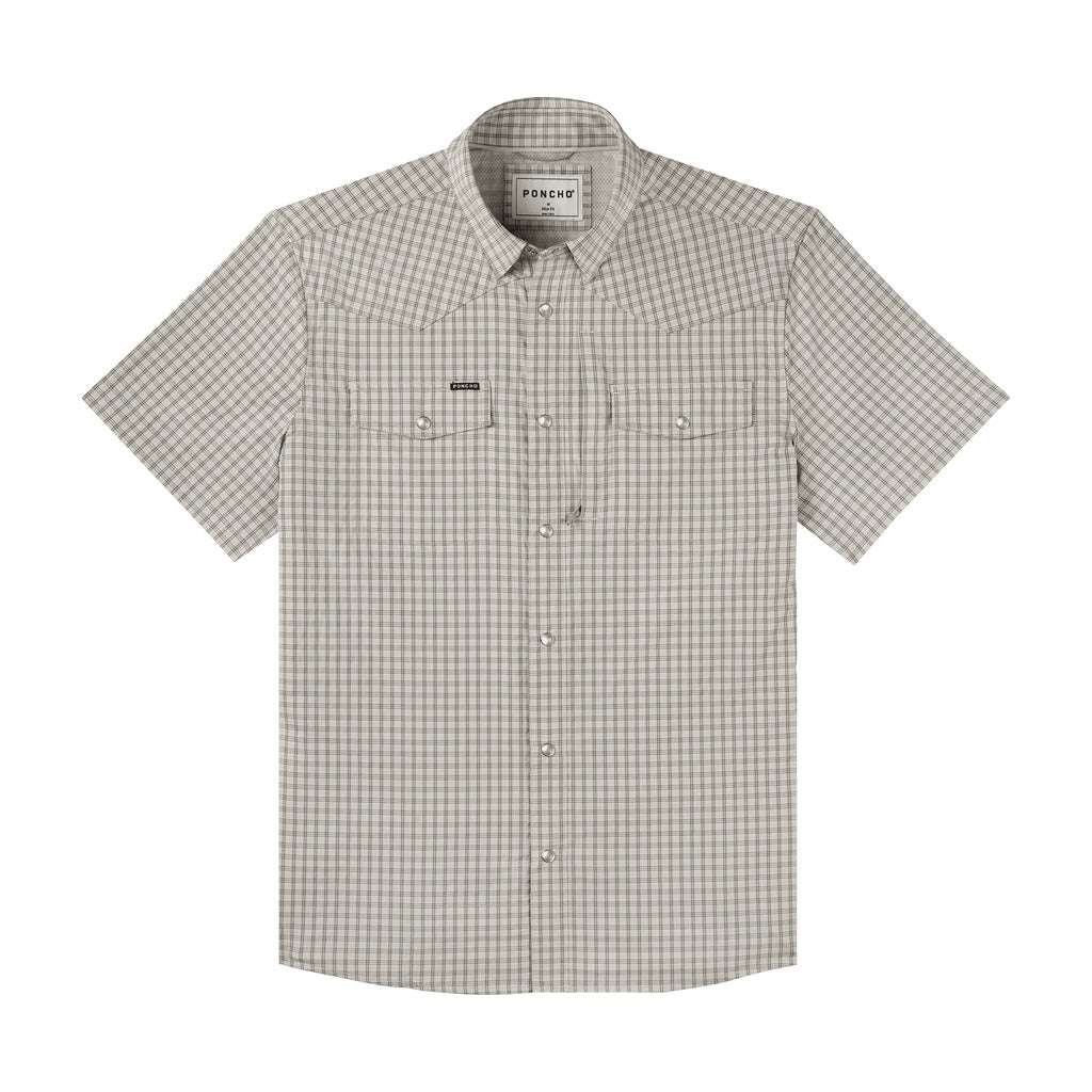 Poncho - The Childress - Brown/Tan/Grey Plaid - Apparel - Fly Fish Food