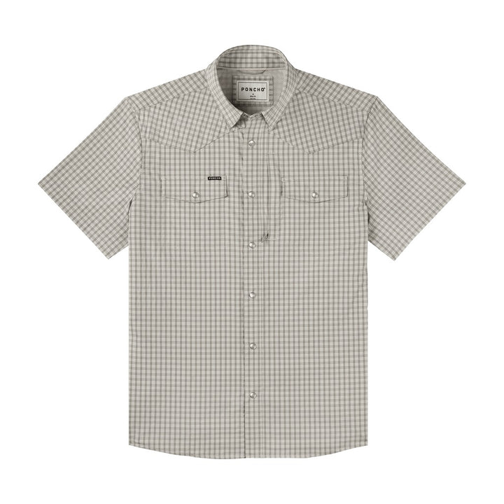 Poncho - The Childress - Brown/Tan/Grey Plaid - Apparel - Fly Fish Food