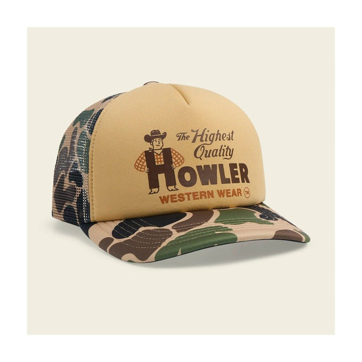 Howler Bros Foam Dome Hat - Howler Western Wear - Khaki/Camo - Hats - Fly Fish Food